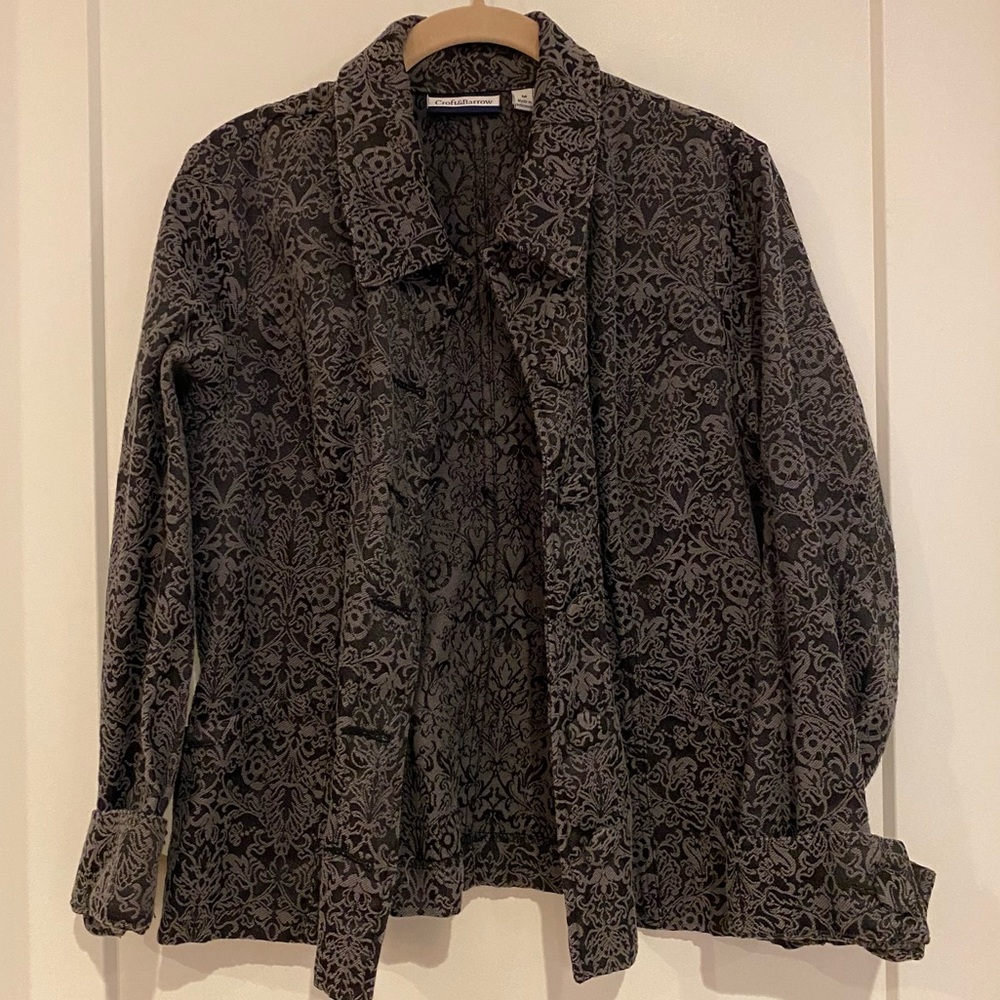 Croft & Barrow Vintage Patterned Jacket